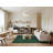 Machine Washable Solid Green Area Rug-757918446
