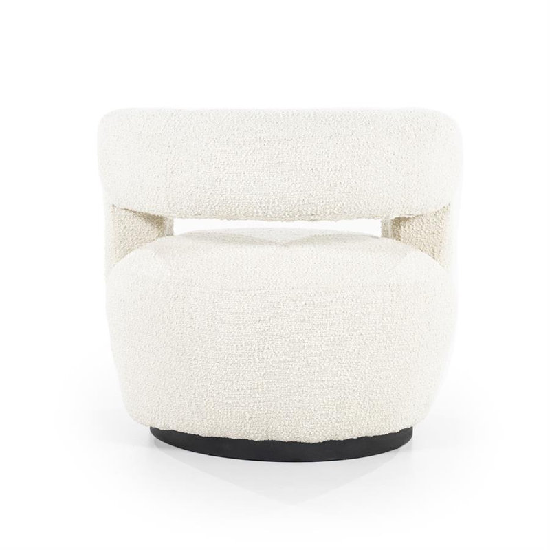 Chaise d'appoint Sharon, Tissu beige