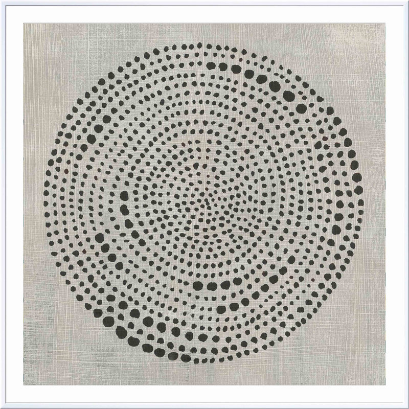 Mythos I par Chariklia Zarris - peinture encadrée, Cadre photo blanc avec passe-partout blanc