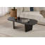 Modern Black Coffee Table, 130 x 40 x 60 cm, 100% Melamine Coated Particle Board, Thickness: 0 cm, Sleek Solid Colour Design, For Living Room & Contemporary Spaces, Durable & Stylish-439228657