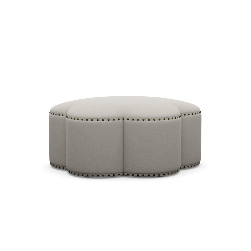 Kate 40" Ottoman, Grande 120910, Antique Brass