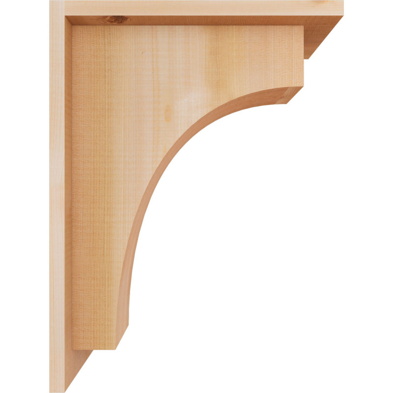 Corbeau Huntington avec plaque arrière, H 16 po x l 5,5 po x P 12 po, Cèdre rouge, Lisse