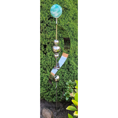 Ryegate Metal Abstract Gazing Ball