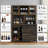 Cutcheon Sideboard with Bar Hutch-320082712