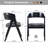 4 Solid Wood Upholstered Dining Armchairs-1138066214-1138066208
