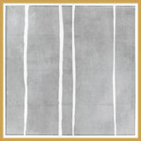 Gray Stripes 1 Print by Thom Filicia