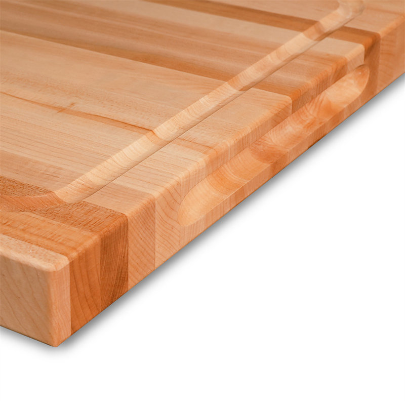 CONSDAN Wood Cutting Board, Solid Hard Maple, 1” Thick, 20" x 15"
