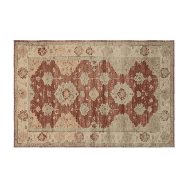 Tapis intérieur et extérieur brun Overdyed, Rectangle 9 pi x 12 pi