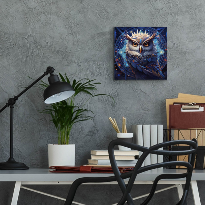 ''Oracle Of The Starry Wisdom' by r3darch0n Acrylic Glass Wall Art, 12" H x 12" W x 0.13" D