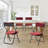 4-Pack Padded Folding Chairs – Portable Cushioned Dining Chairs for Guests-1830949872