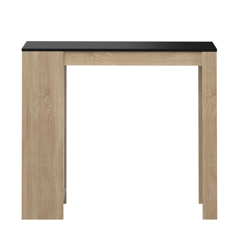 Neville Dining Table, Natural Oak/Black