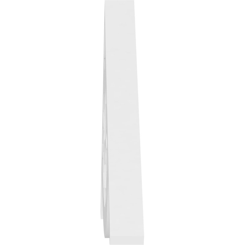 Pignon en PVC de qualité architecturale Classic, H 7,5 po x l 36 po x P 1 po, 5 / 12