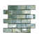 Splash™ Moss 12" x 13" Glass Brick Joint Mosaic Tile