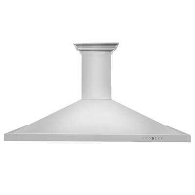 48"" Crown Sound 400 CFM Ducted Wall Mount Range Hood with Wi-Fi -  ZLINE, KBCRN-BT-48