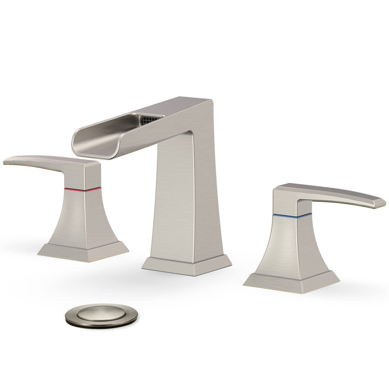 Robinet de salle de bain, Nickel brossé