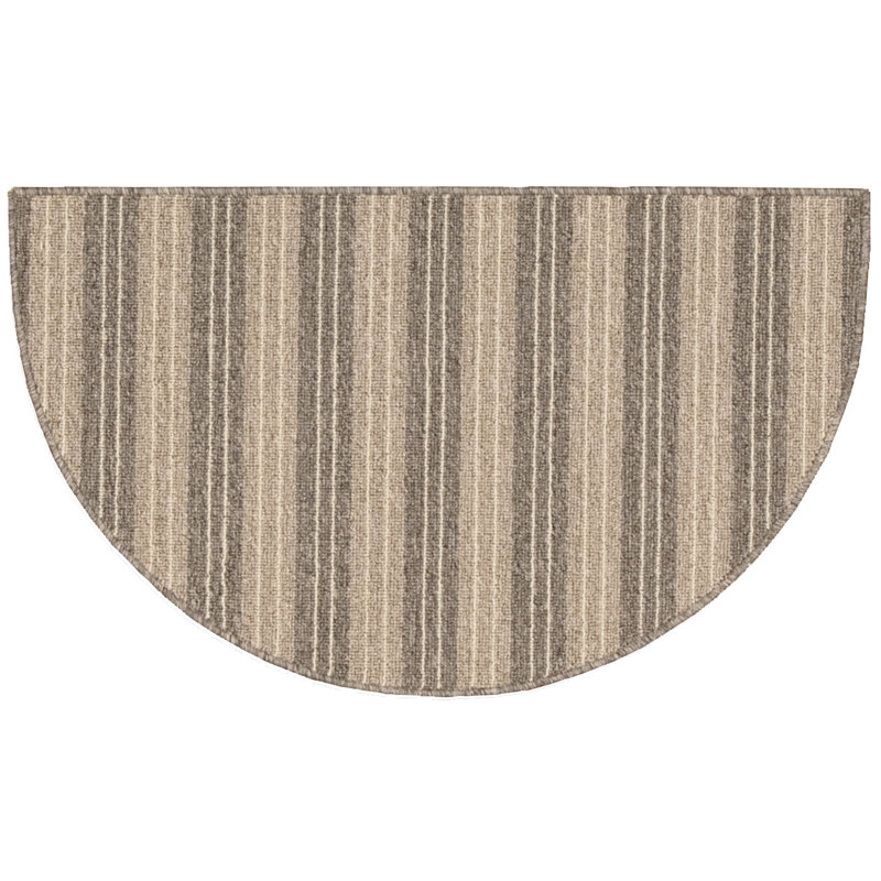 Tapis à rayures taupe area Matys