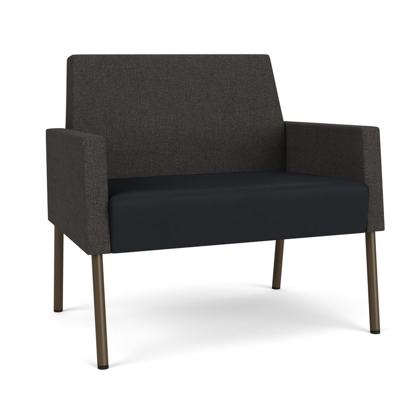 Fauteuil de réception Mystic, Bronze, Fumée Archetype / noir Modena