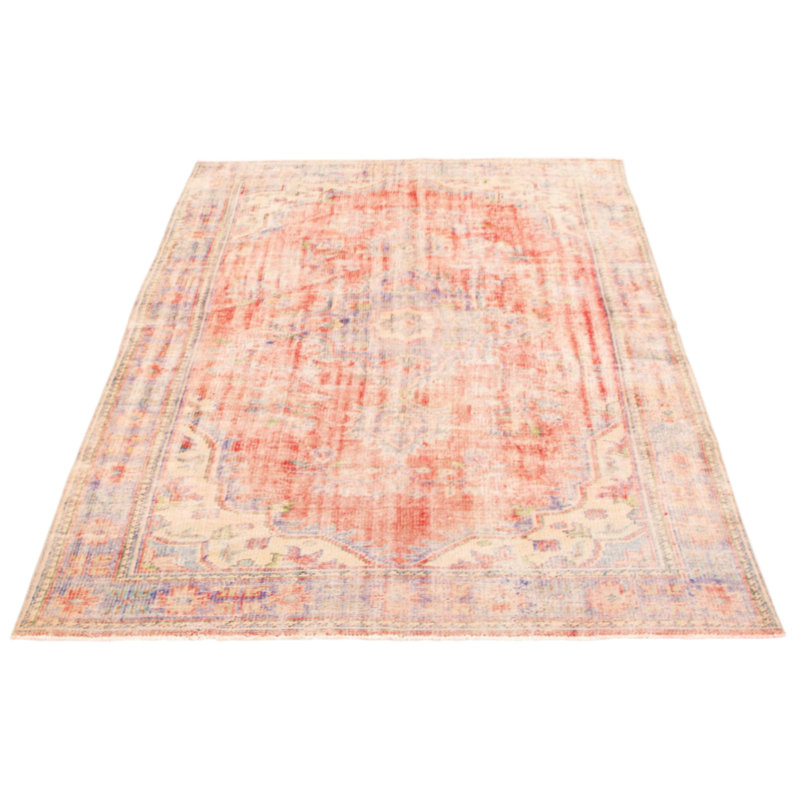 Tapis unique en laine noué à la main de style années 1990 de 6 pi 2 po x 9 pi 7 po Morisa
