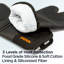 Deiss Pro 2-piece Heat and Stain Resistant Silicone Oven Mitts for Cooking
