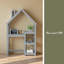 House-Shaped Wooden Writing Desk,Kids Study Table,Bookshelf & Toy Storage-1351644541