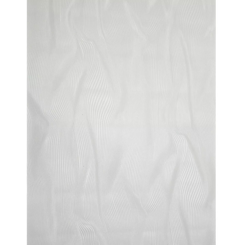 Rouleau de papier peint moderne gaufré blanc
