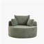 Canapé-lit simple en velours côtelé 50 pouces, aucun assemblage requis, fauteuil moderne moelleux pour le salon et la chambre à coucher-1336081147