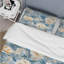 White And Blue Bird Floral Serenade IV - Floral Duvet Cover Set-1187941387