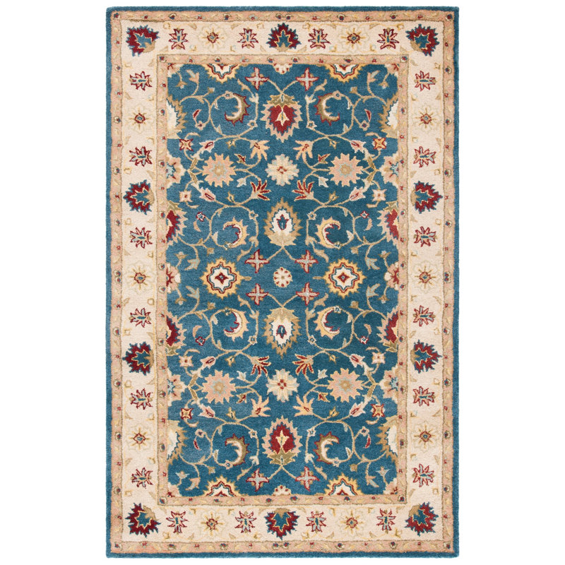 Tingley Hand Tufted Wool Oriental Rug, Rectangle 4' x 6'