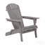 Ensemble de 2 chaises pliantes en bois pour l'extérieur Adirondack avec dossier pré-assemblé, chaise de patio en bois pour patio
