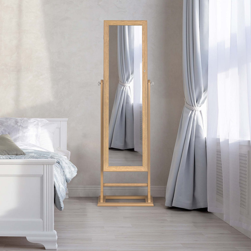 Armoire pour bijoux Leslea, Naturel