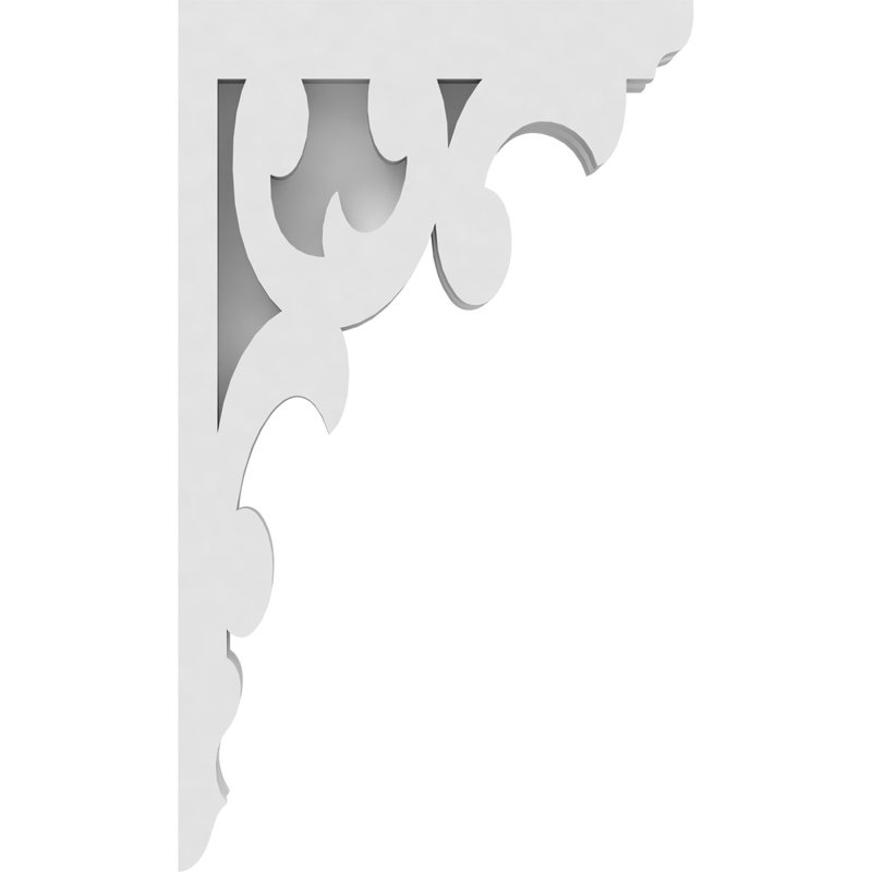 1 7/8"W X 6 1/2"D X 11"H Vienna Architectural Grade PVC Corbel, 11" H x 6.5" W x 1.875" D