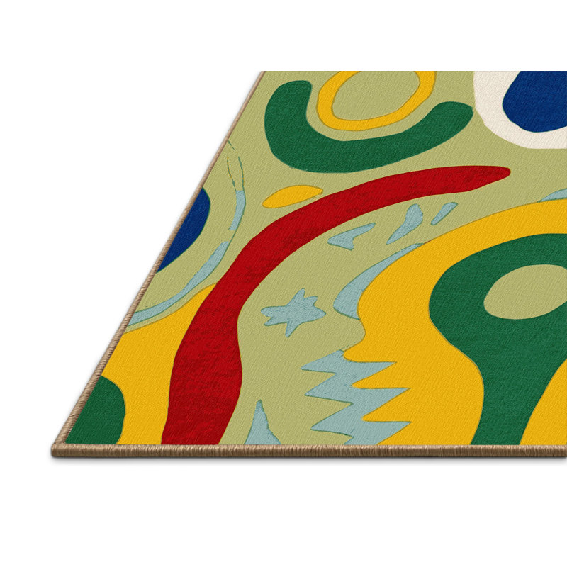 Jubilant Pop Rug, Round 6'