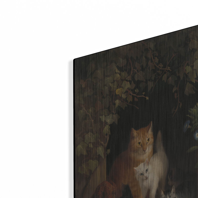 " Cat With Kittens " by MASTERS, 24" H x 16" W