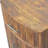 Solid Wood Curved Ribbed Byrine With Drawer