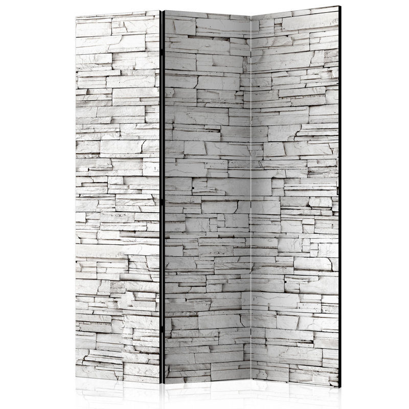 Solid Wood Folding Room Divider, 3