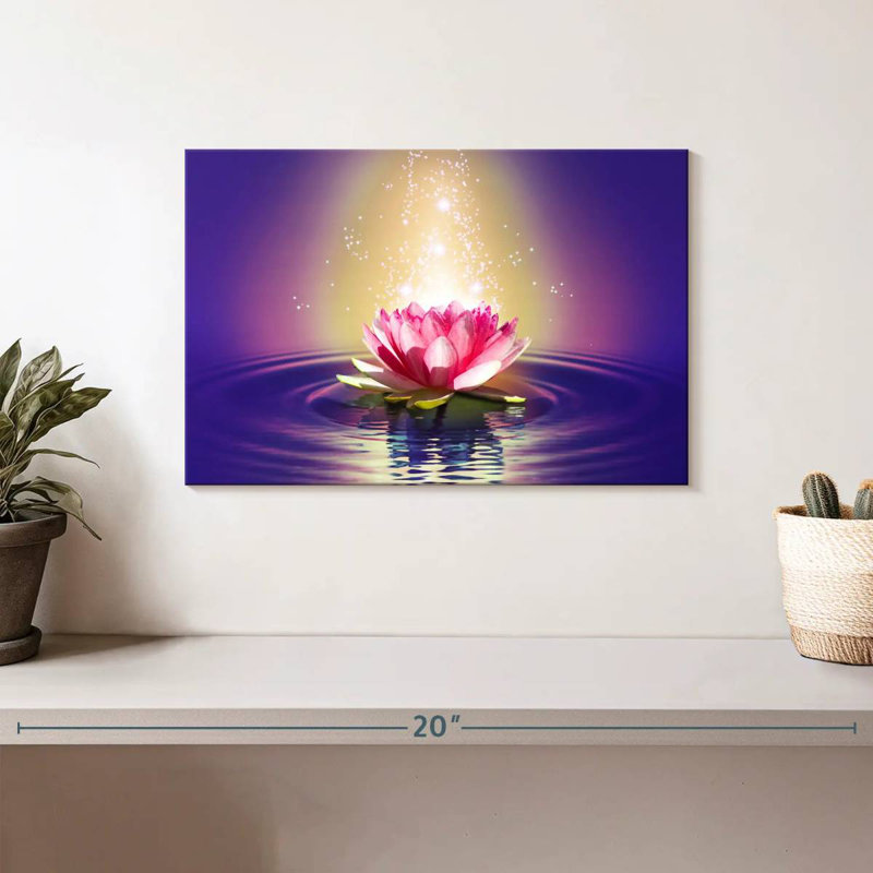Harnek Enchanted Lotus, 8" H x 12" W