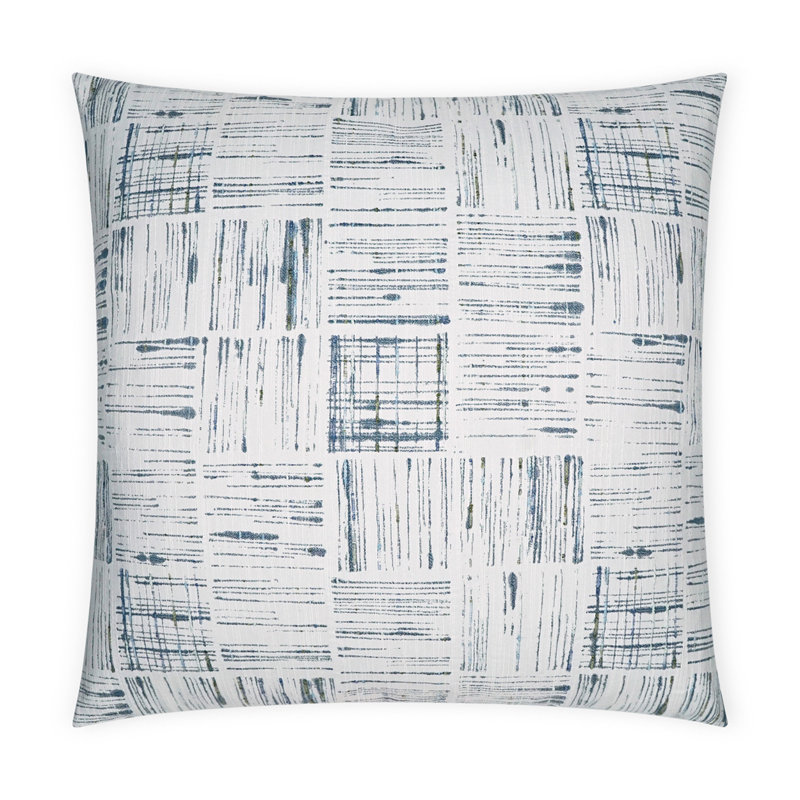 LineUp Pillow Cover & Insert, Blue, Square 24"