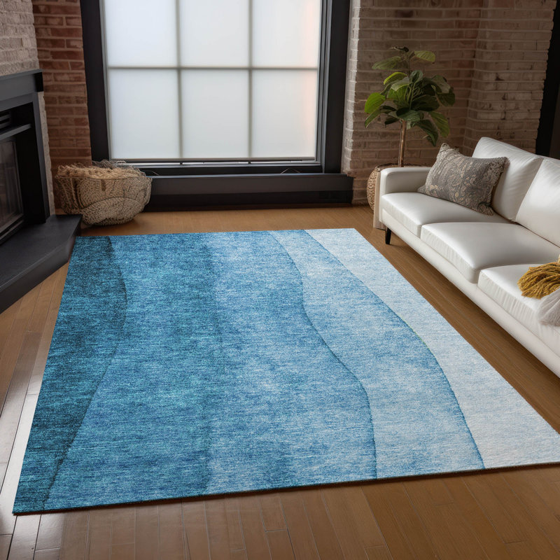 Tapis intérieur / extérieur Mitesh avec envers antidérapant, Rectangle 10 pi x 14 pi