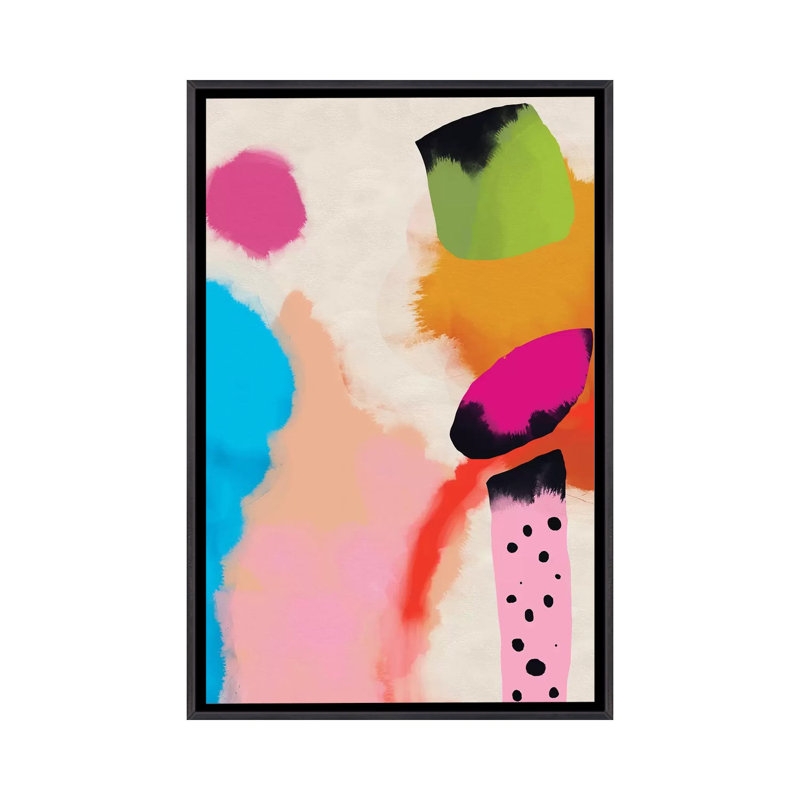 La vie en rose par Ana Rut Bré - impression d'art graphique, Aucun mat, H 48 po x l 32 po x P 1,5 po