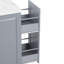 Îlot de cuisine de 50,7 po avec rangement, poubelle inclinable et organisateur d'armoire escamotable-133243699