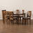 Aizak 6 - Person Solid Wood Solid Wood Top Four Leg Dining Set