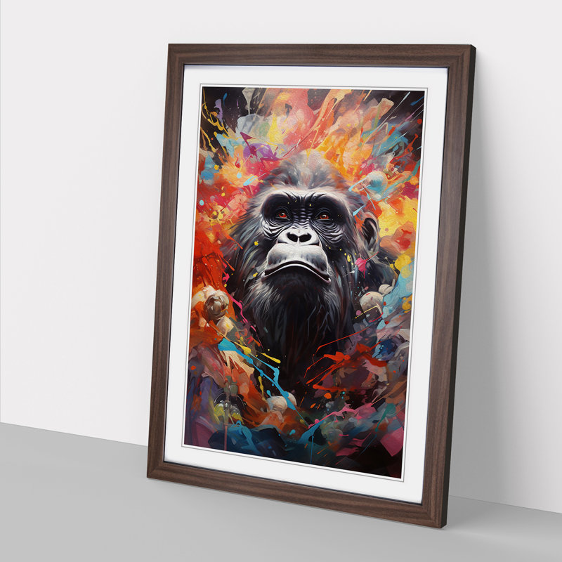 Gorilla Dadaism No.2 - Framed Print