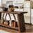 Industrial Style Extra-Long Console Table