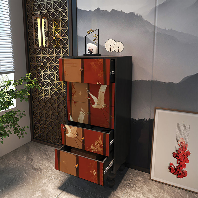 Armoire décorative multifonctionnelle à tiroirs d'art