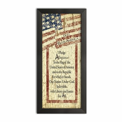 Contemporary Pledge of Allegiance - Textual Art Print -  August GroveÂ®, 8F7D2F9B3D9347D5908B74BBB68499B8