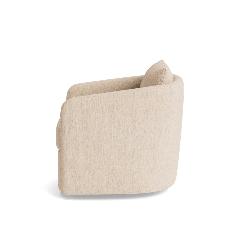 Astrid Swivel Chair, Performance Weave - Tan