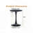 23.6" Round Tulip Table - Faux Marble, Pedestal Base, 2-4 Seats-506194849-506194860