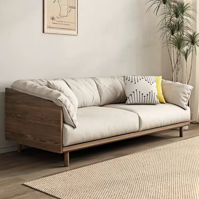 Solid Wood Living Room Sofa
