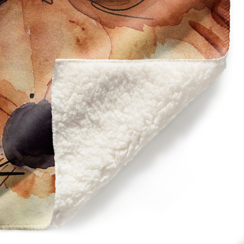  Couverture douce en sherpa, 51 po x 60 po
