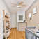 Low Profile 42" 5 - Blade Flush Mount Small Room Ceiling Fan with LED Light and Remote